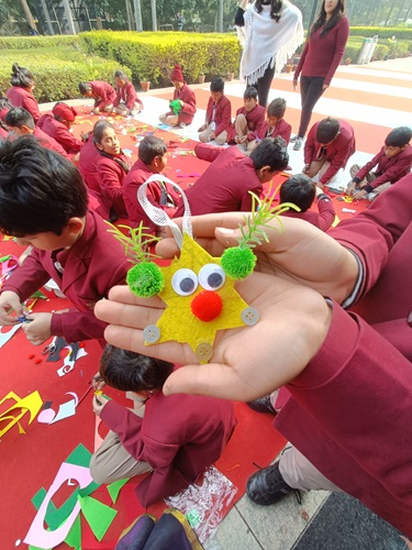 Christmas Magic for class 4 at Kiran Nadar Museum
